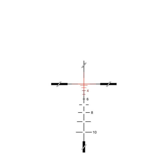 acog 4x32 scope - red crosshair 223 reticle