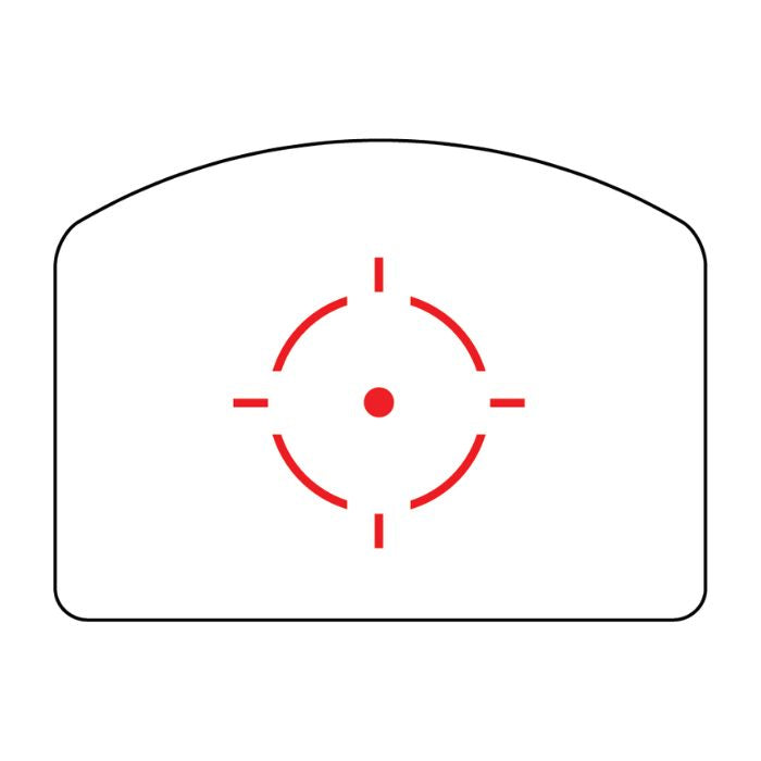 rmr hd professional grade red dot - 3.25 moa with 55 moa ring reticle
