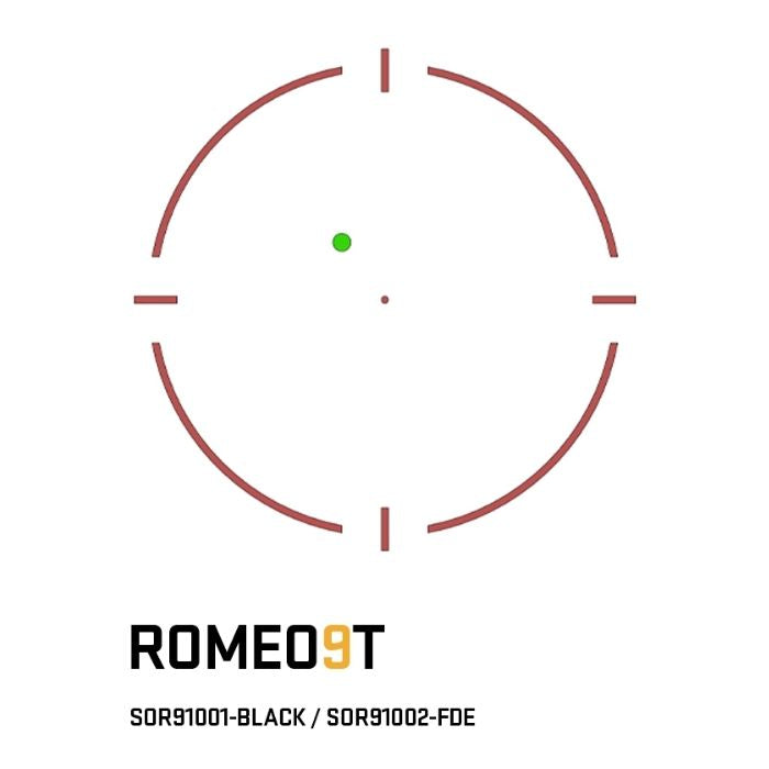 sig sauer reflex sight - red and green dot reticle