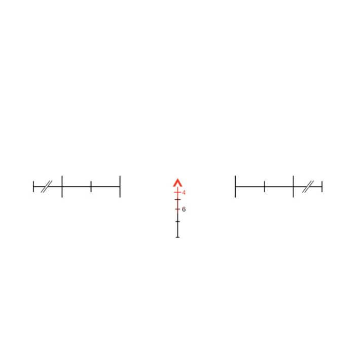 ta31rco fiber optic riflescope - red chevron reticle