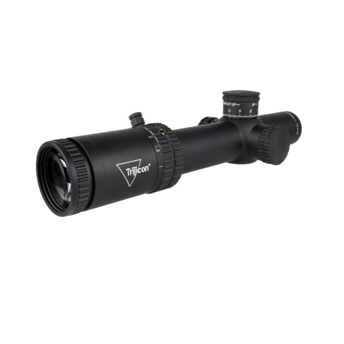 trijicon credo mid range scope 1-10x28 - left front angle view