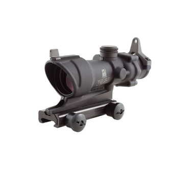 trijicon acog ta01nsn tactical rifle scope - left front angle view