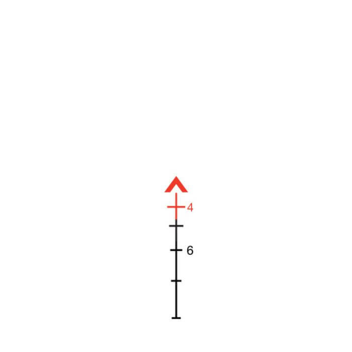 trijicon acog ta110 tactical scope - red 223 chevron reticle