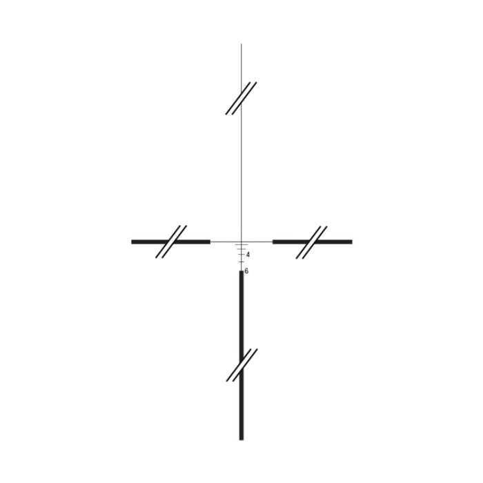 tritium illuminated scope - amber 308 crosshair reticle