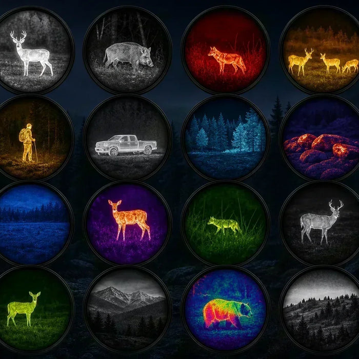 thermal colors showing through many viewers