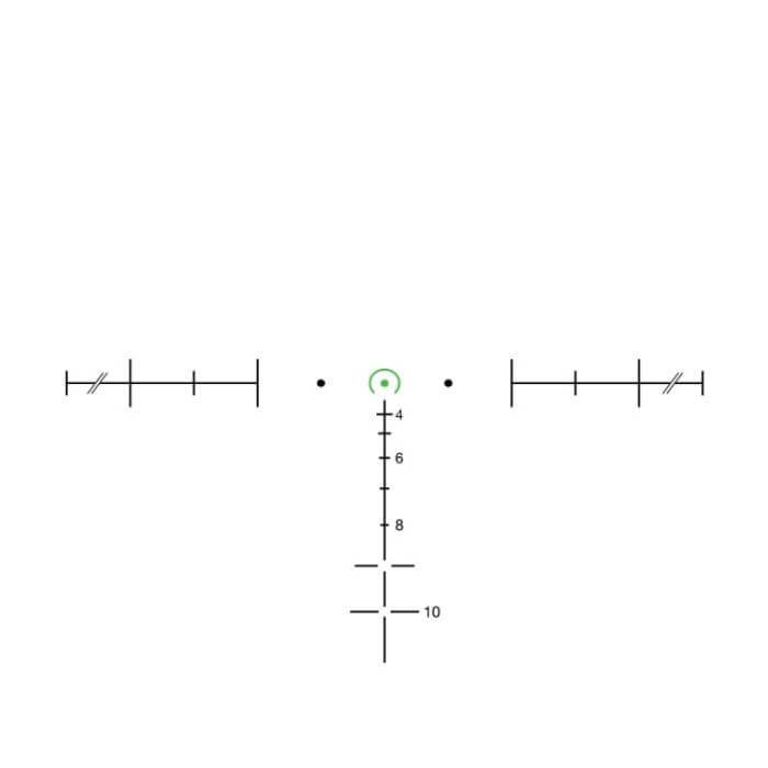 3.5x35 led rifle scope- green 223 horseshoe reticle