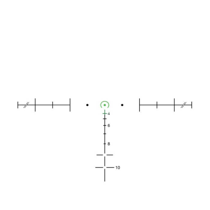 Combat proven tactical optics - green 223 horseshoe reticle