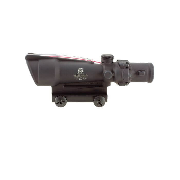 Trijicon acog ta11e 3.5x35 tactical rifle scope - left view