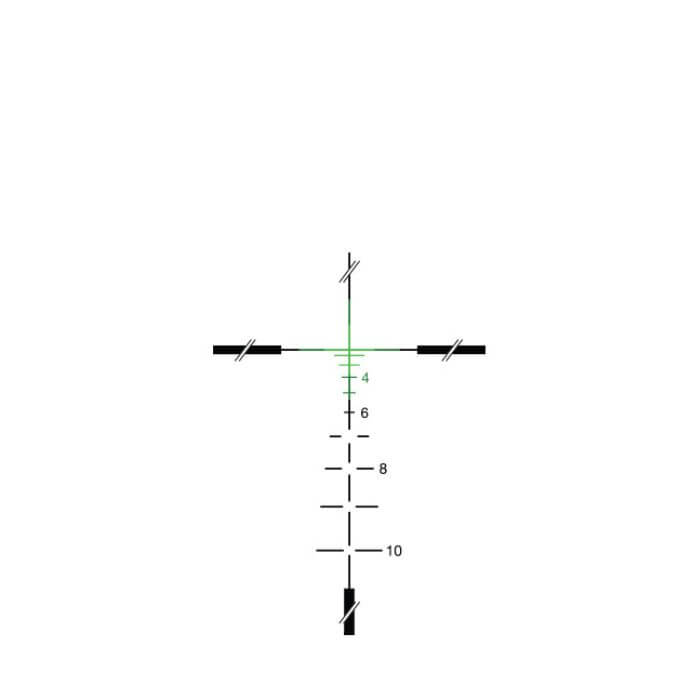 acog 4x32 scope - green crosshair 556 reticle