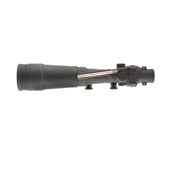 acog 5.5x50 rifle scope top view