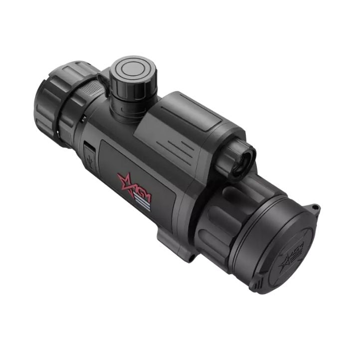 agm neith dc32-4mp digital clip-on day night rifle scope - right front angle view 