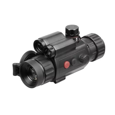 agm neith lrf dc32-4mp digital clip-on day night rifle scope - right front angle view  