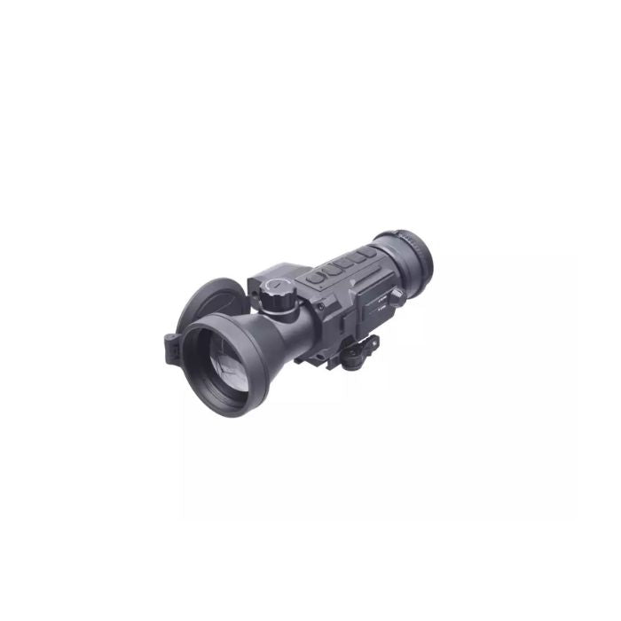 agm secutor lrf-c 75-640 thermal image clip-on scope - left front angle view