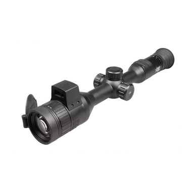 agm spectrum lrf 4k digital day and night vision scope - left front angle view