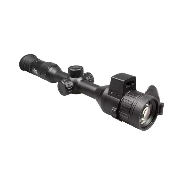 agm spectrum lrf 4k digital day and night vision scope - right front angle view
