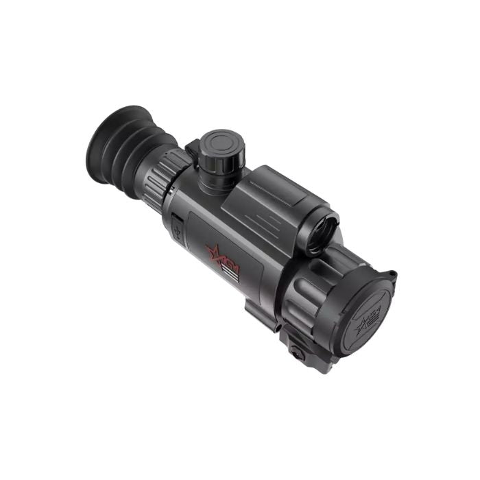 agm thermal scope with rangefinder -right front top view 