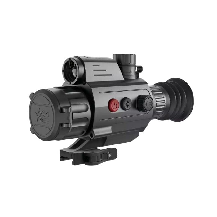 agm varmint v2 lrf thermal scope - left front angle view