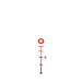 battery-free rifle scope - red donut reticle
