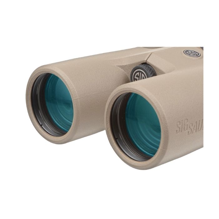 best binoculars for hunting - objective lens view