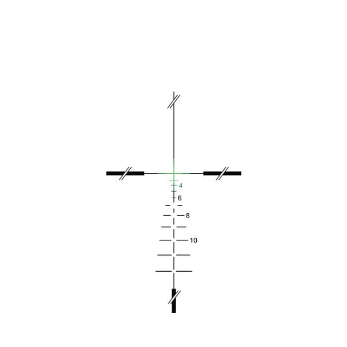 combat proven tactical optics - green 308 crosshair reticle