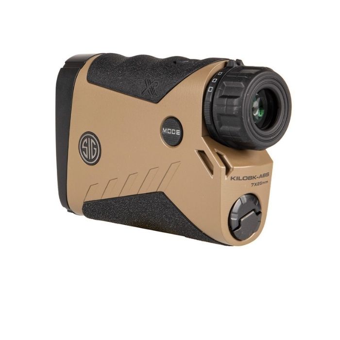 compact laser rangefinder - left back angle view