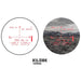 compact laser rangefinder - reticle view