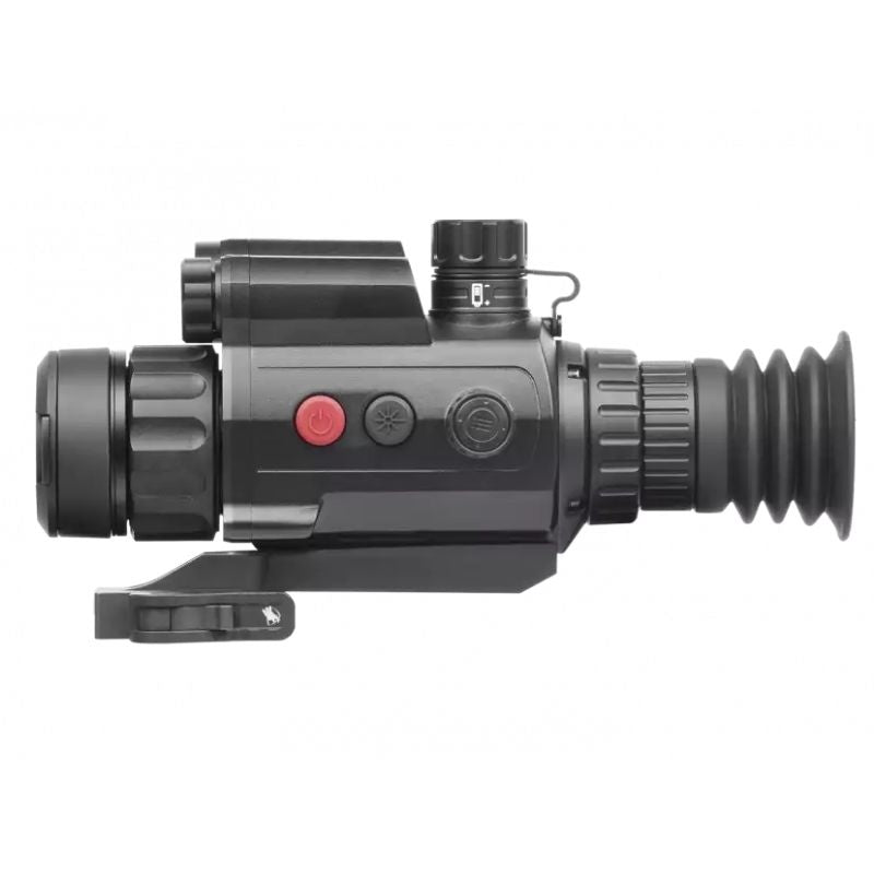 day and night vision scope with rangefinder - left view