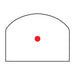 durable pistol red dot sight - 6.5 moa red dot reticle