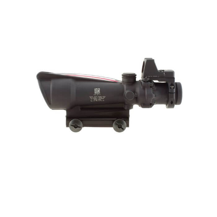 fixed power rifle scope 3.3x35 - left view
