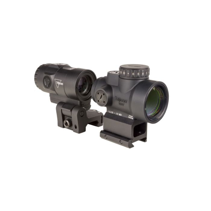 flip to side magnifier - right front angle view