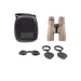 long-eye relief binoculars - with case