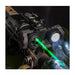 night vision laser sight - on weapon in black