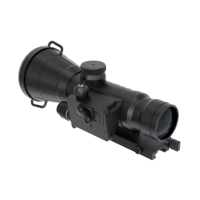 rifle scope night vision adapter - left back angle view
