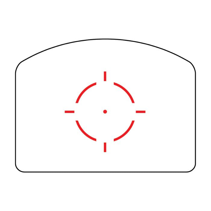 rmr hd professional grade red dot - 1 moa with 55 moa ring reticle