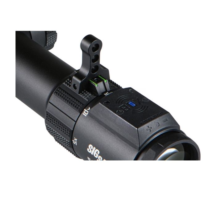 sig bdx rangefinder scope - throw lever closeup