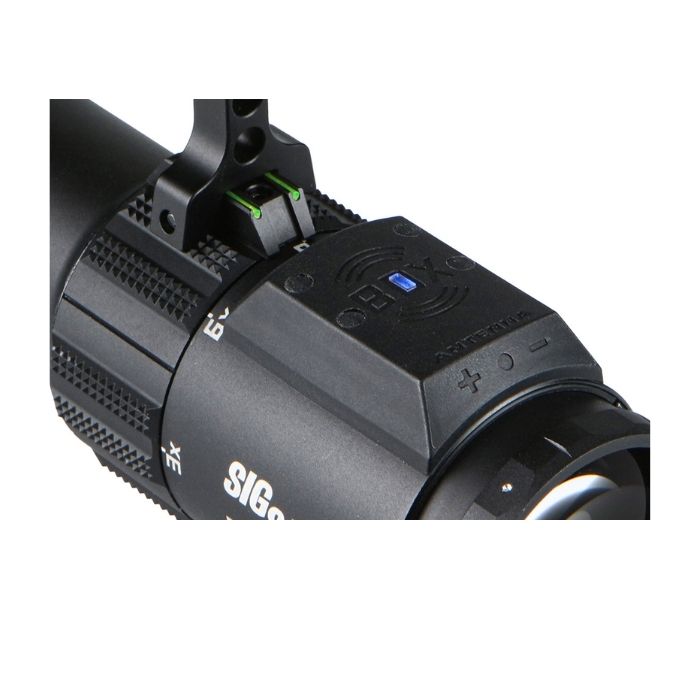 sig sauer bdx rangefinder scope - bdx closeup view