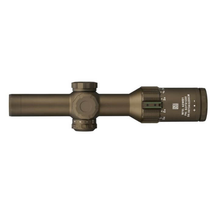 sig sauer tango6t dvo scope 1-6x24 - top view