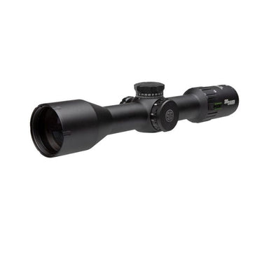 sig sauer whiskey6 mid range scope - left front angle view