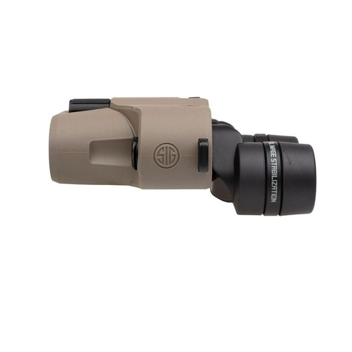 sig sauer zulu6 hdx pro 16x42 image stabilized binoculars - left view