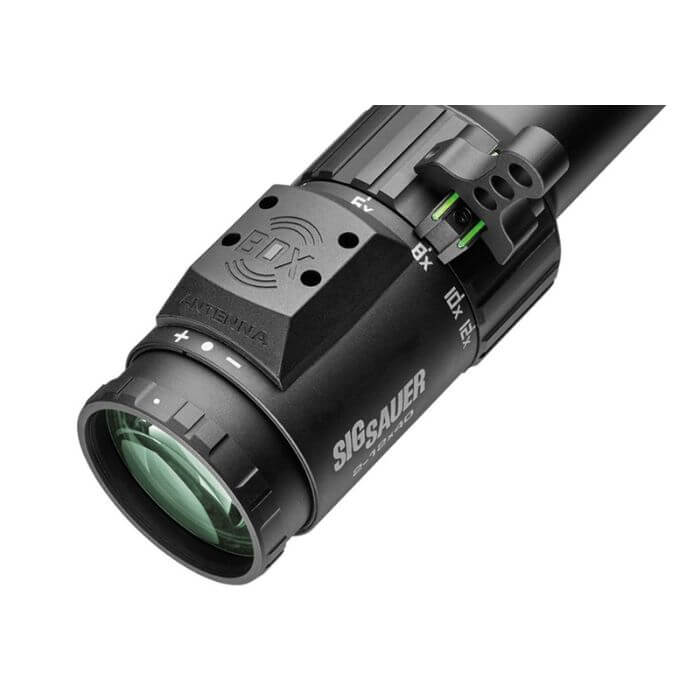 sig sierra6 marksman rifle scope - eyepiece closeup view
