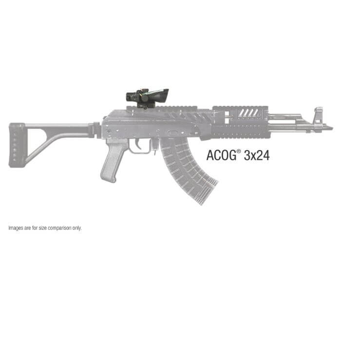 ta50 compact acog scope - on weapon 2