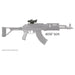 ta50 compact acog scope - on weapon 2