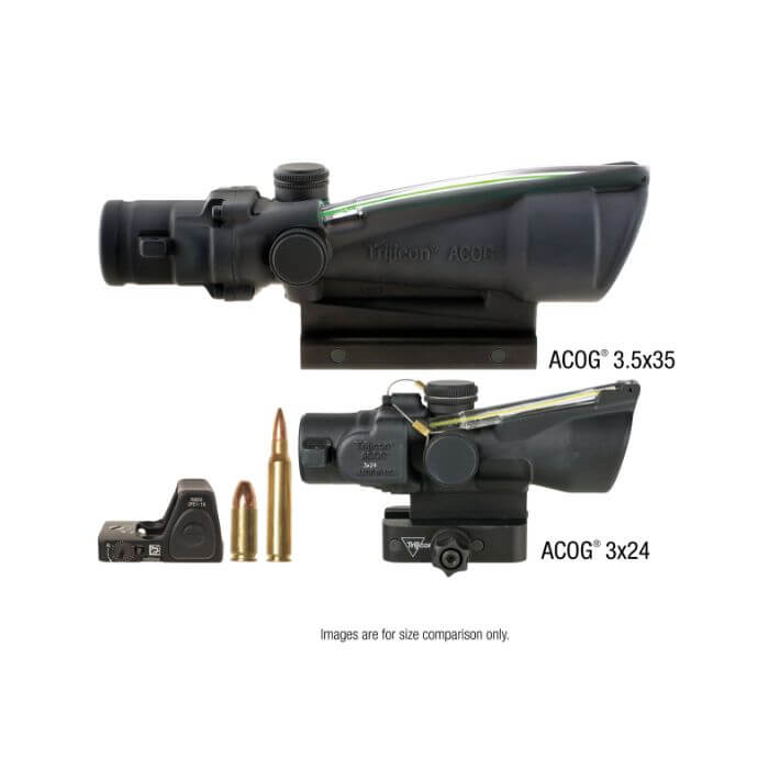 ta50 compact acog scope - sizes