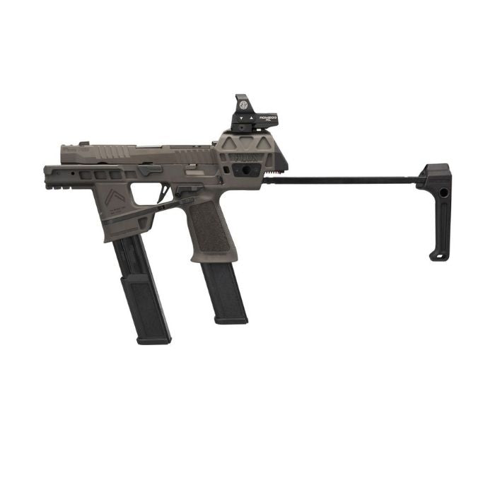 tactical red dot optic - on weapon