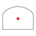 tactical red dot sight - 6.5 moa red dot reticle - rm06-c-70067
