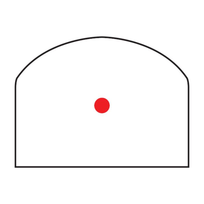 tactical red dot sight - 6.5 moa red dot reticle