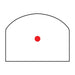 tactical red dot sight - 6.5 moa red dot reticle
