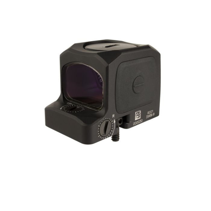tactical red dot sight - right back angle view