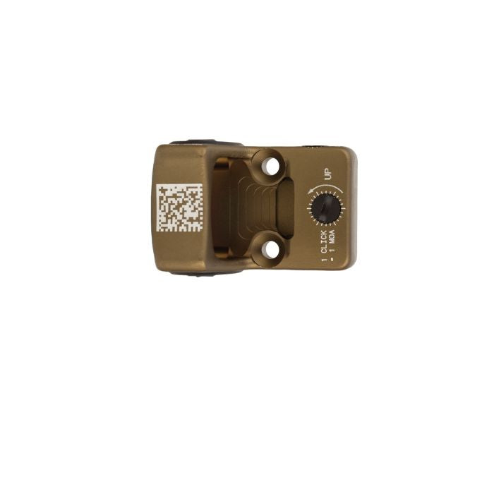 tactical red dot sight - top view