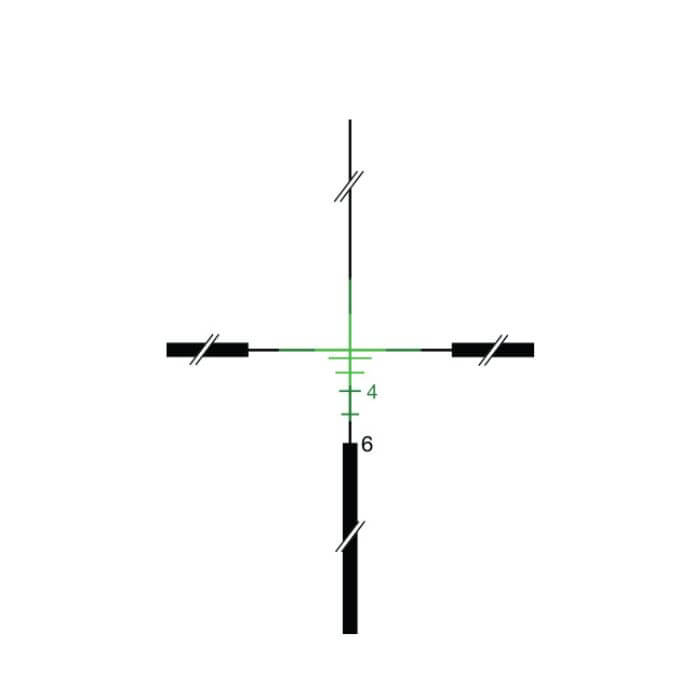 tactical rifle scope 4x32 - green 223 crosshair reticle